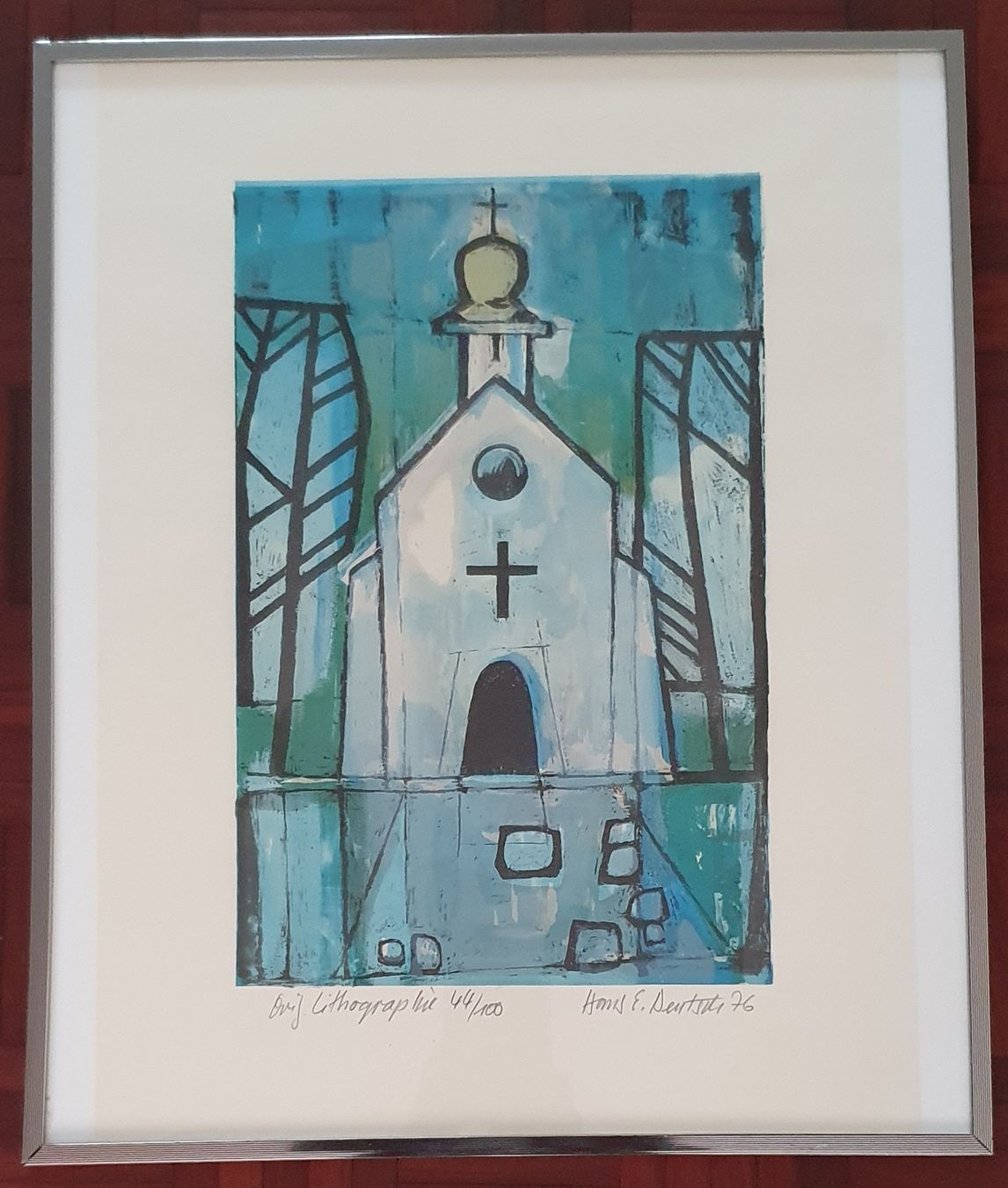 Grafiken & Lithographien: Bild - Original Lithographie Hans E. Deutsch – Gebraucht aus Kreuzlingen von Rschweiz1 5