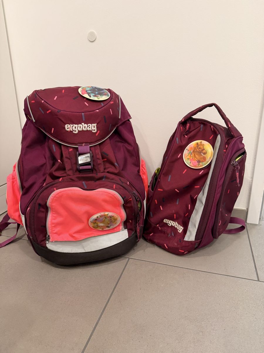 Ergobag Borse & Zaini: Ergobag Schulrucksack Set mit Zubehör – Usato da Kilchberg ZH venduto da 2nd.Life