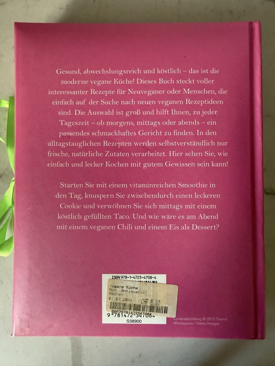 Libri: 3 Kochbücher Veganes Kochen – Usato da Zürich venduto da Nellyville73 6