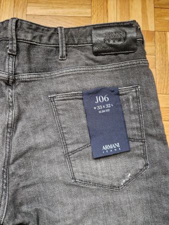 Armani Jeans - J06 - W33 x 32L - Slim Fit -  New