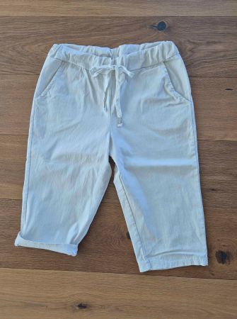 WEISSE bequeme SHORTS/BERMUDAS Gr.S/M passt zu NILE, JUVIA