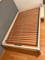 Bettgestell Hasena Holz hell gebraucht guter Zustand