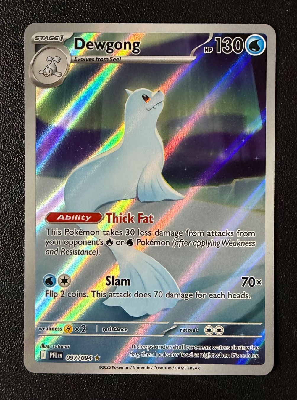 Pokémon Carte collezionabili: Dewgong #097 – Nuovo (secondo la descrizione) da Niedergösgen venduto da SwissPokeCards