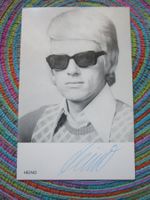 HEINO D SÄNGER ANTIKES AUTOGRAMM