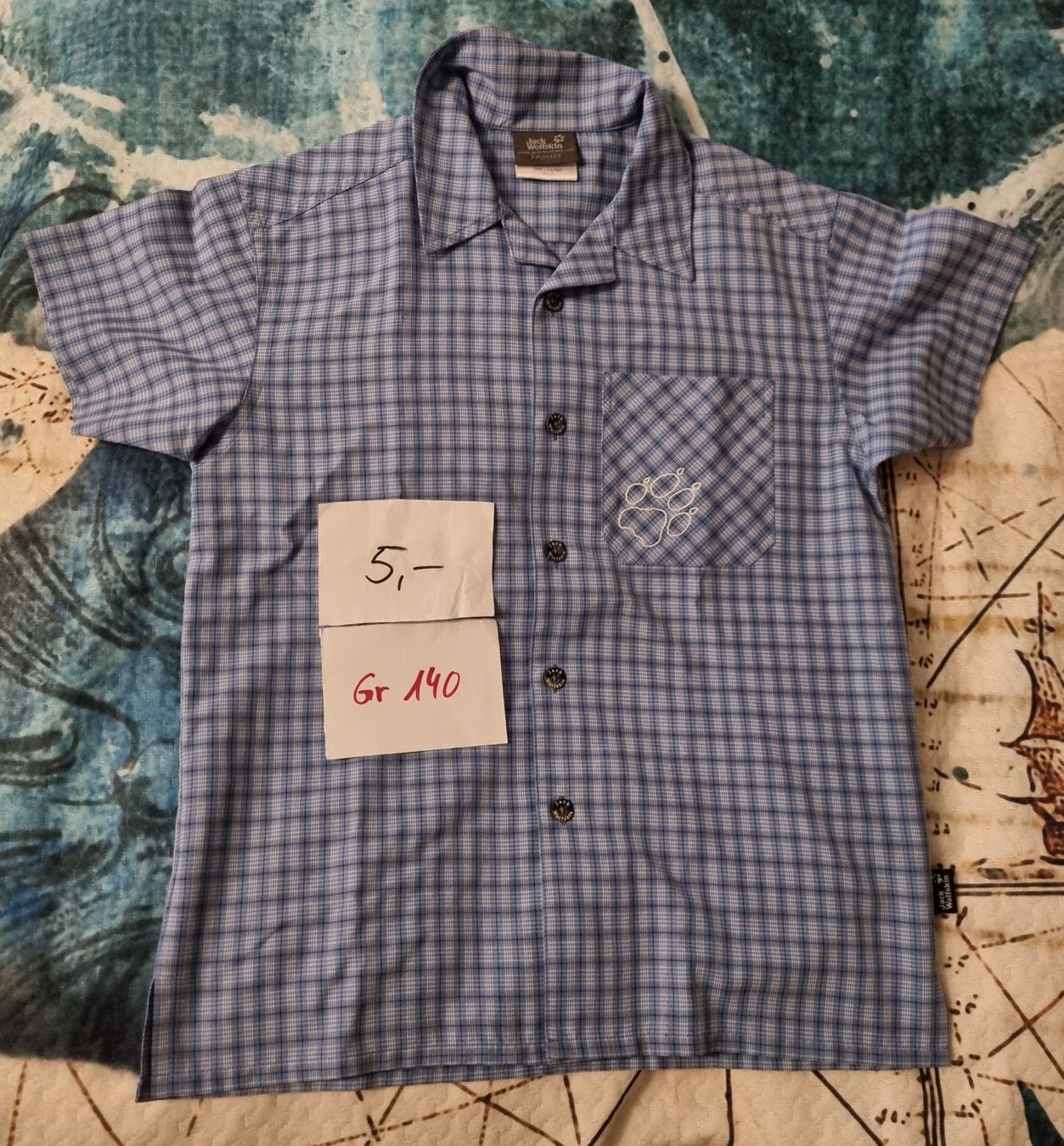 Jack Wolfskin Camicie, T-shirt & Polo: Kurzarm-Hemd, Jack Wolfskin, Gr. 140 – Usato da Oberrüti venduto da Nicki_Like