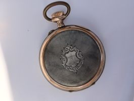 Antike Savonette-Taschenuhr ?, ca. 1900 ?, 800 Silber Defekt