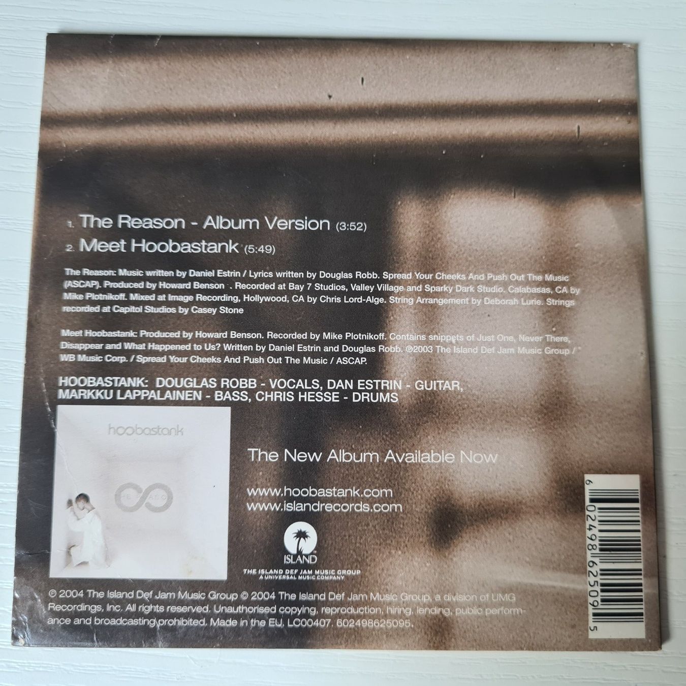 CD: Hoobastank - The Reason - Maxi-CD Single – Usato da Liestal venduto da tower01 1