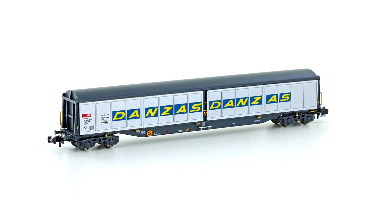 Hobbytrain Modellini di ferrovie: NEU - Hobbytrain 23473 SBB-CFF Güterwagen DANZAS – Nuovo e nell'imballaggio originale da Chevenez venduto da Railpassion