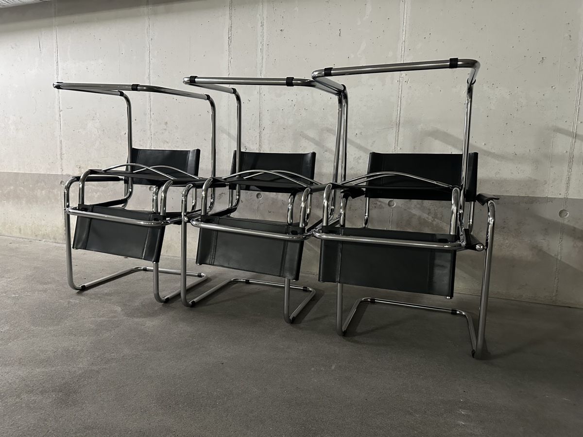 Stühle: 6xFreischwingerstühle Leder  – Gebraucht aus Niederurnen von KEVIN078 8
