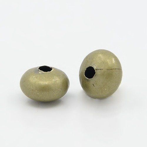 Perle (finte): Metallperlen bronze  6x4mm, 50 Stück – Nuovo (secondo la descrizione) da Alpnachstad venduto da perlengaby