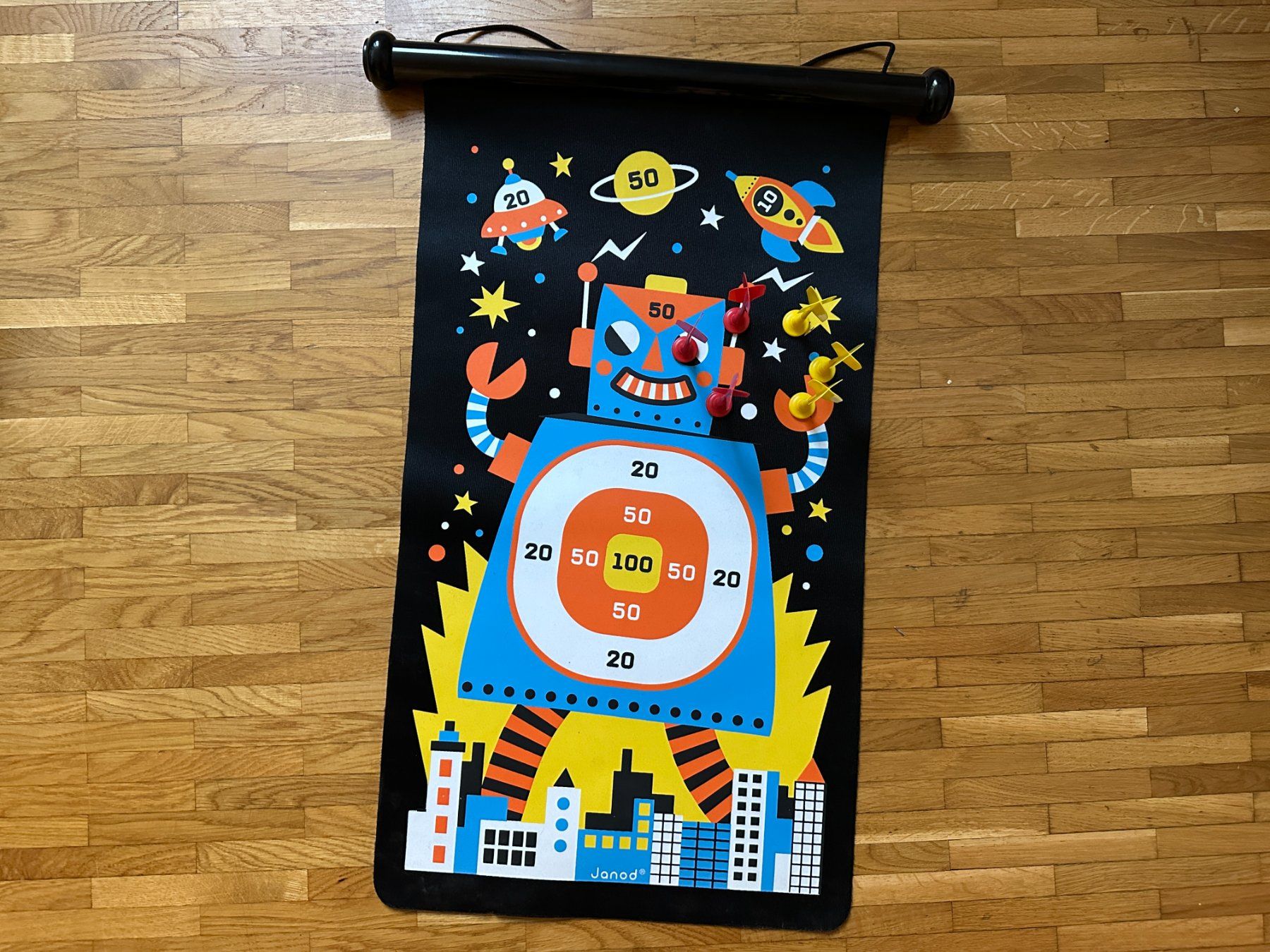 Janod Giochi: Janod jeu de flechettes magnetiques Robots – Usato da Lausanne venduto da brixton