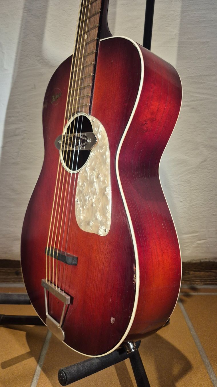 Höfner Strumenti musicali: Höfner 520 Rubber Bridge Conversion 1950s – Usato da Winterthur venduto da NorrSydGuitars 6