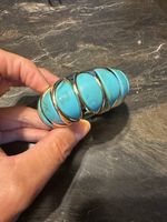 Armband Modeschmuck Gold/türkis neu