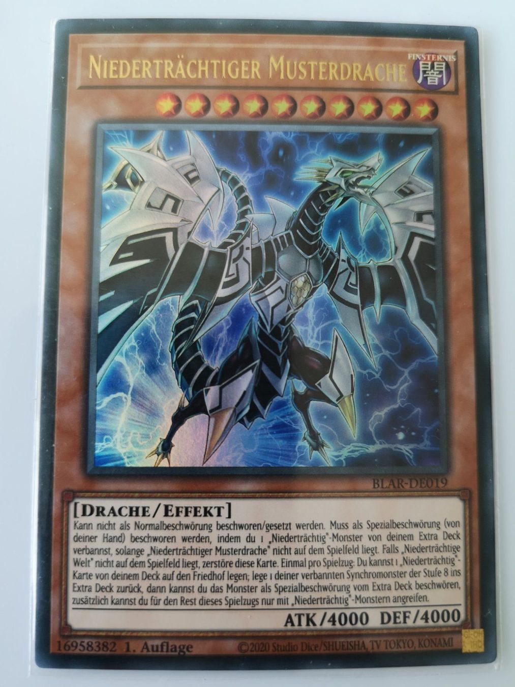Yugioh Carte collezionabili: Niederträchtiger Musterdrache 1.Auflage – Nuovo (secondo la descrizione) da Boswil venduto da ShoppingCenterCity 4