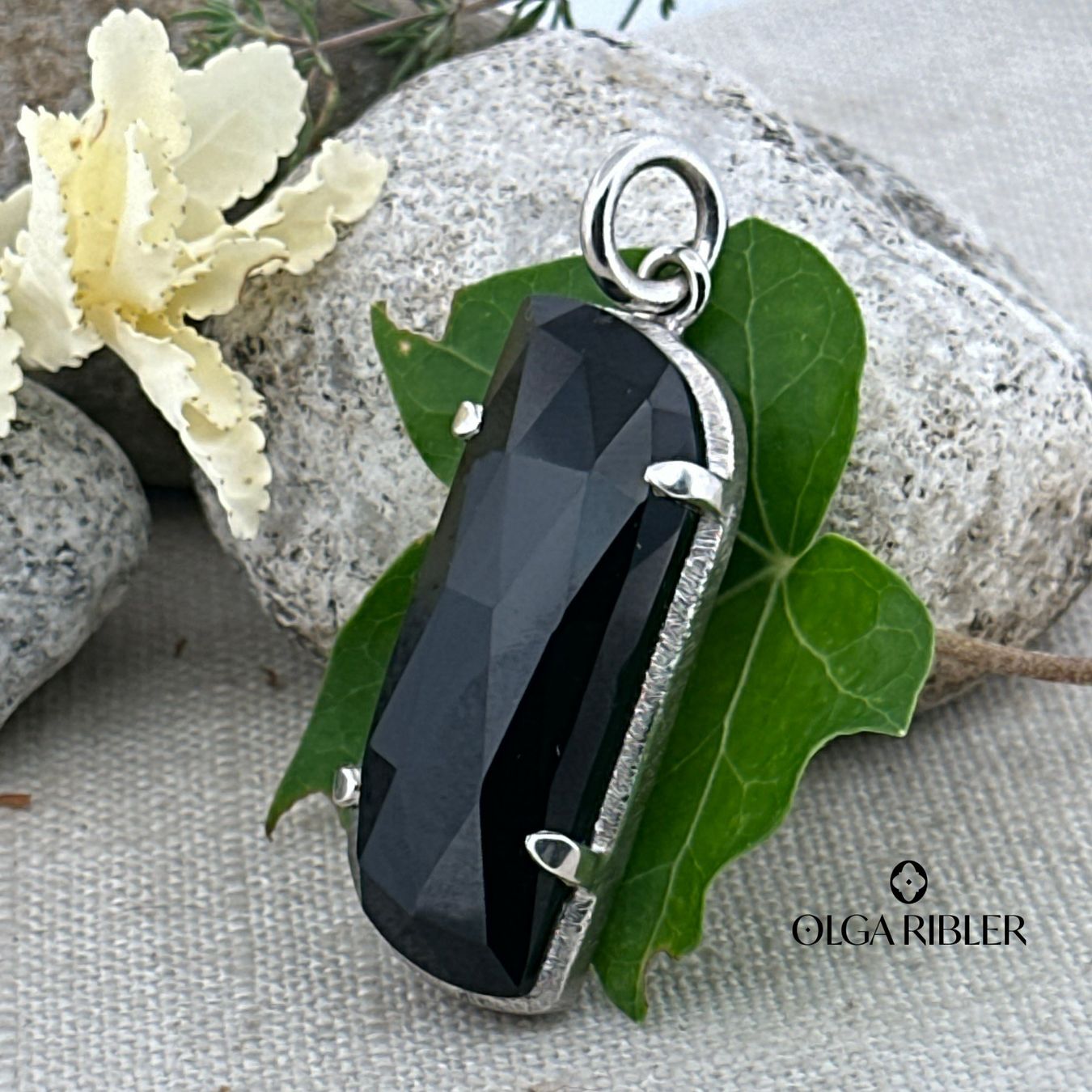 Olga Ribler Ciondoli: Onyx Anhänger Sterling Silber 925 – Nuovo (secondo la descrizione) da Luzern venduto da Schmuckoutlet 3