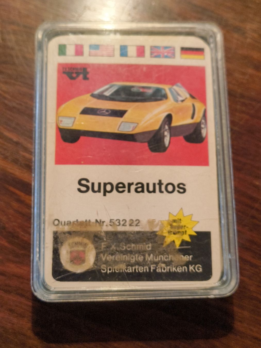 Spiele: Quartett Superautos 532 22 Schmid München – Gebraucht aus stettlen von VintageBern_ch 1