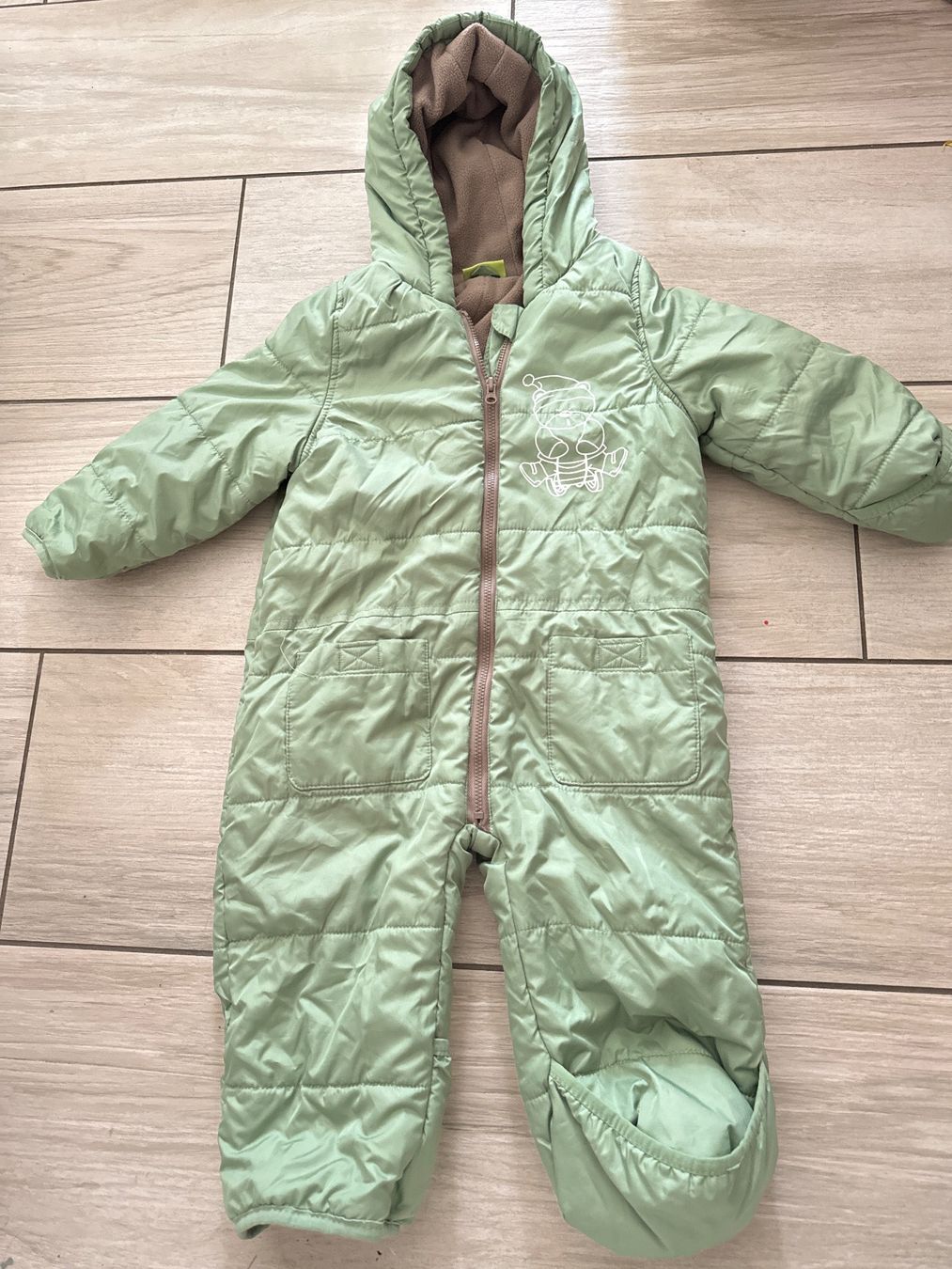 Completi: Warmer Winter-Overall, Gr. 74/80 grün – Usato da Gelterkinden venduto da Biene8