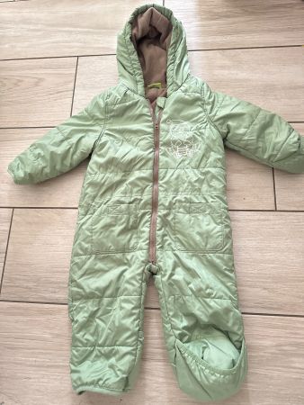 Warmer Winter-Overall, Gr. 74/80 grün