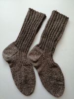 Warme Wollsocken, handgestrickt, Grösse 42, Ideal für Winter