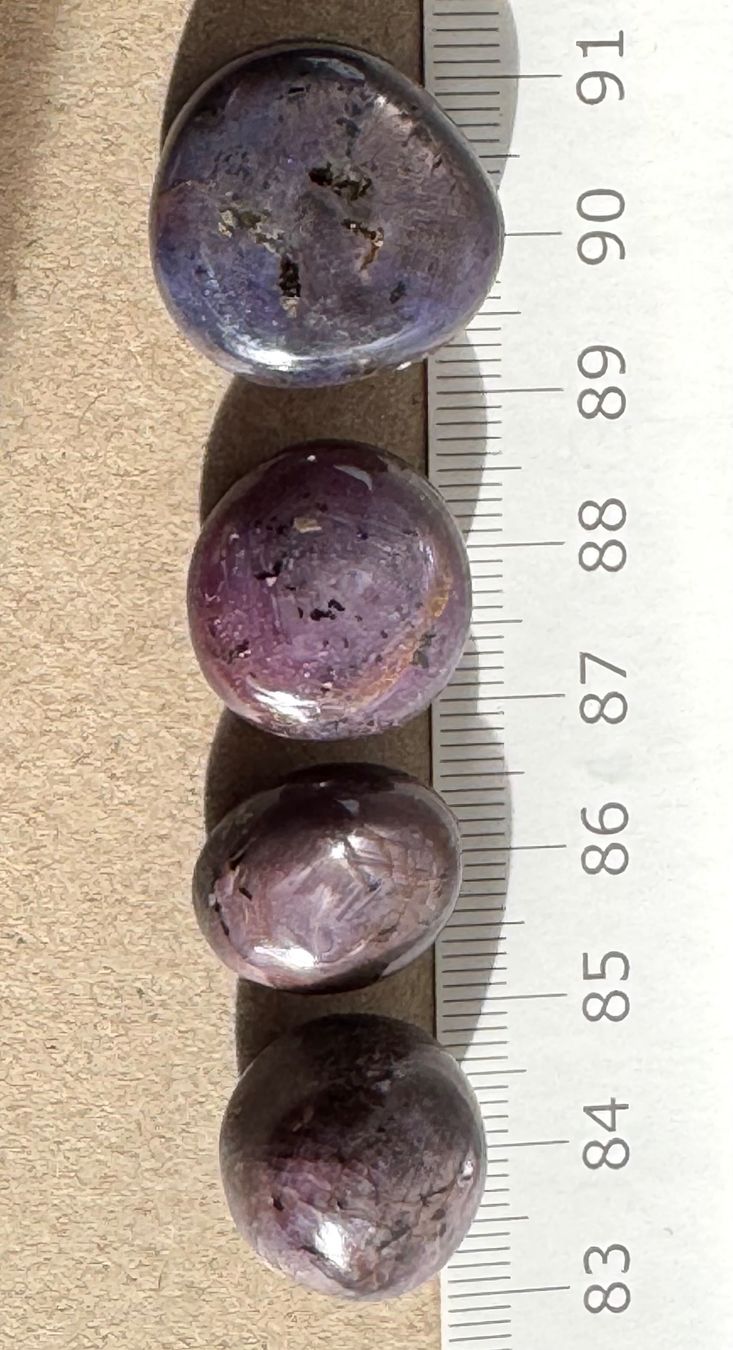Pietre preziose: Stern Rubin 4Stk   wunderschön ECHT – Nuovo e nell'imballaggio originale da Leuggern venduto da gemshow 7