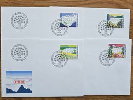 ATM 11-14 auf 4 FDC  ab 1.--