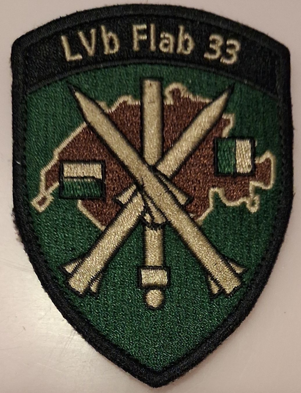 Schweizer Armee Placchette & Badge: Patch LVb Flab 33 Armee Schweizer Luftwaffe – Usato da Derendingen venduto da Nellino01