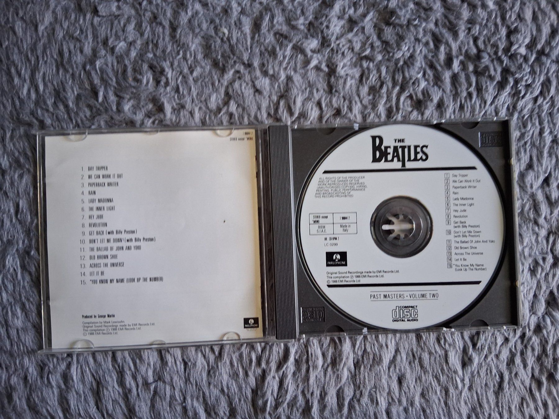 CD: THE BEATLES    PAST MASTERS     VOLUME TWO     CD – Usato da Wetzikon ZH venduto da Ramones01 2