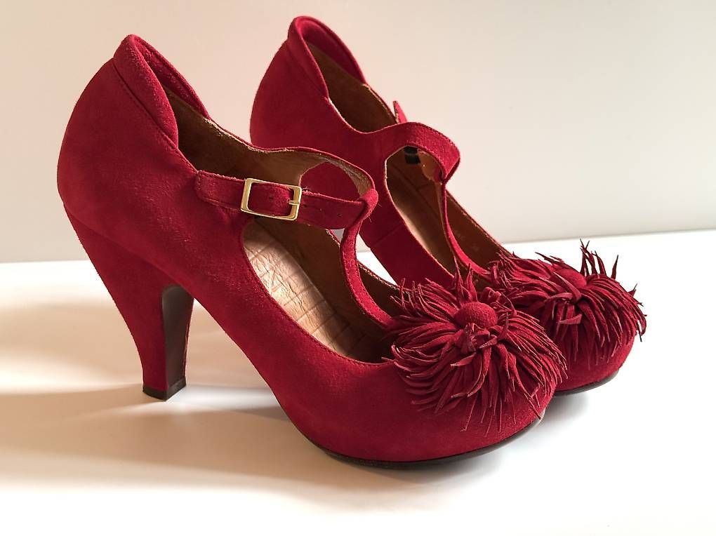 Damenschuhe: Chie Mihara red Pumps, 38 – Gebraucht aus Winterthur von Me_sell_buy