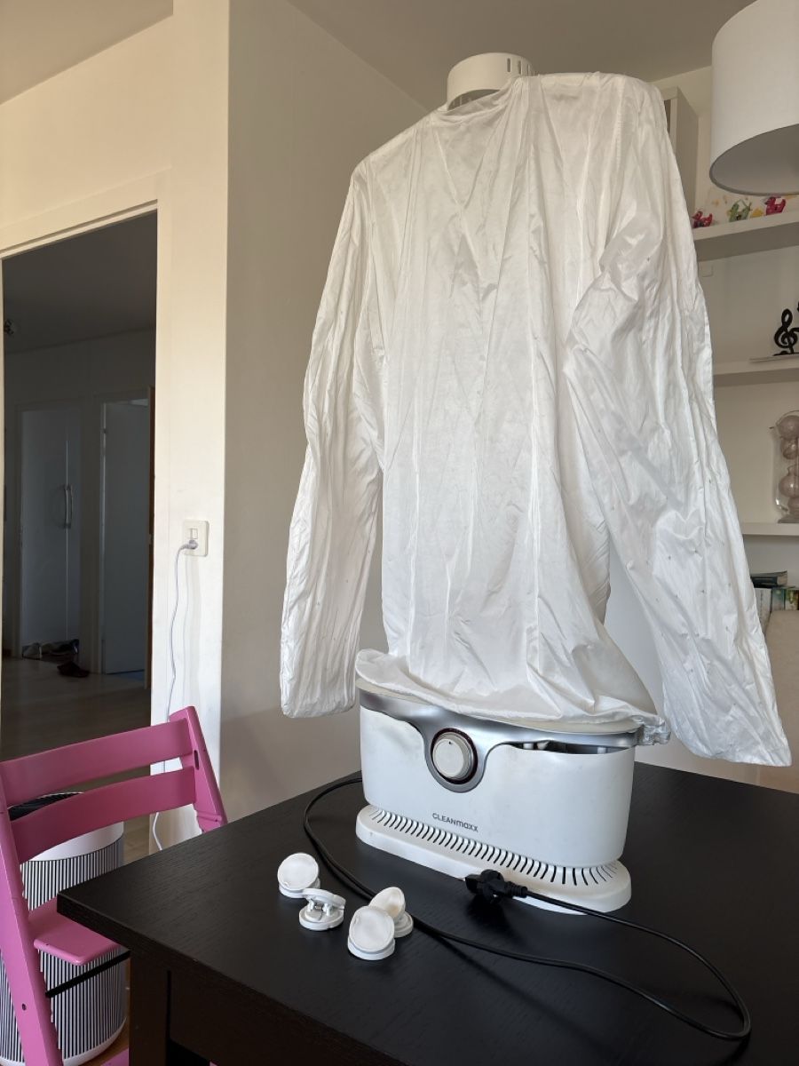 Cleanmaxx Ferri da stiro: Gebrauchter vertikaler Dampfglätter Cleanmaxx, weiß – Usato da Thalwil venduto da pablocabeza 2