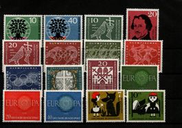 Allemagne 1960 année complète neuf avec gomme