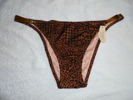 VICTORIA'S SECRET BIKINIHOSE M, MIT GOLDFARBENEN SCHNALLEN..