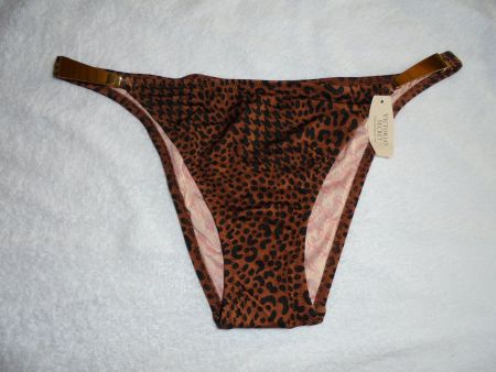 VICTORIA'S SECRET BIKINIHOSE M, MIT GOLDFARBENEN SCHNALLEN..