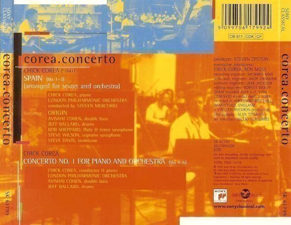 CD: Chick Corea, Bob Sheppard, Steve Wilson, Jeff Ballard, – Usato da Engelberg venduto da foyastro 1