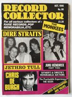 Record Collector Oct 1986 No 86 Dire Straits Jethro Tull 