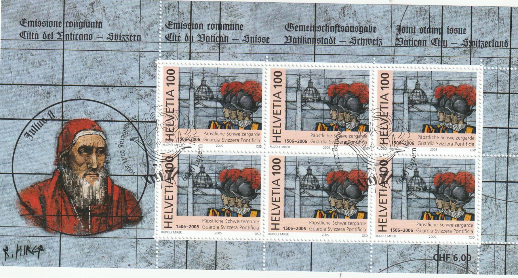 Alle Briefmarken: CH Briefmarken  Lot diverse Kleinbogen gestempelt – Gebraucht aus Rupperswil von Ema10 5