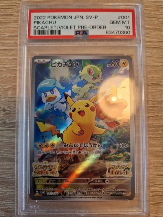 Pikachu Promo #001 PSA10 | Kaufen auf Ricardo