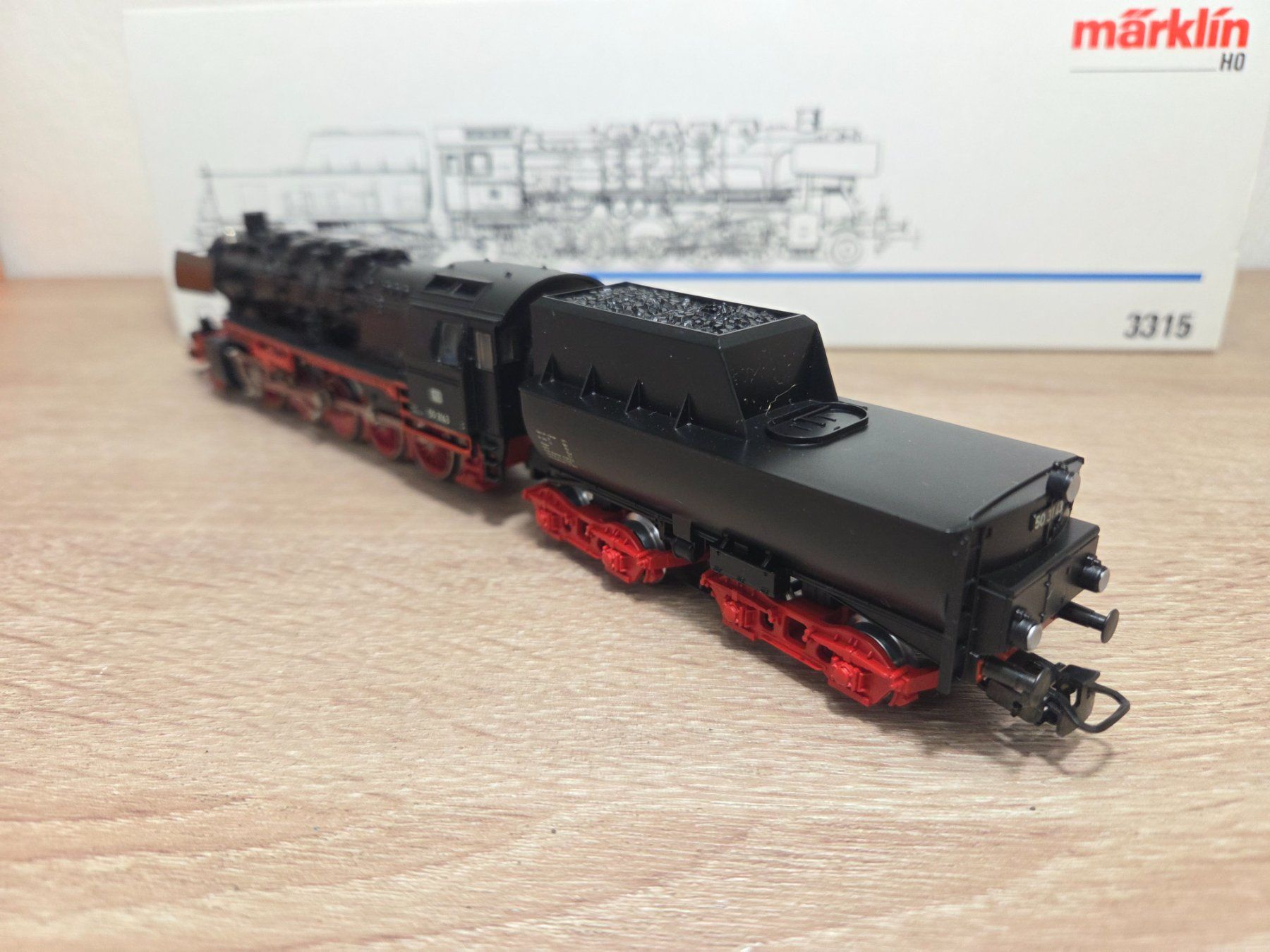 Märklin Modelleisenbahnen: Märklin 3315 Dampflok BR 50 DB H0 – Gebraucht aus St-Aubin-Sauges von Lo_Go 3