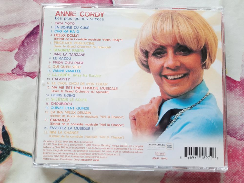 Cd Annie Cordy Ses Plus Grands Succ S Kaufen Auf Ricardo