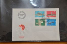 Briefmarken auf Briefe (10 Briefe).