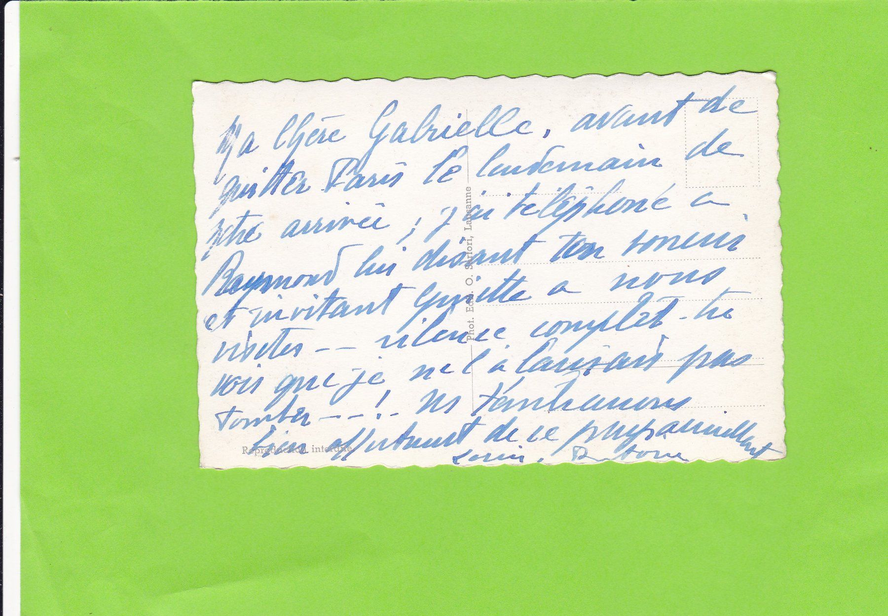 Cartoline postali: Vevey – Usato da St. Peterzell venduto da neckertal 1