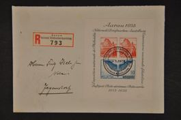 1938 W11 R-Brief nach Jegenstorf