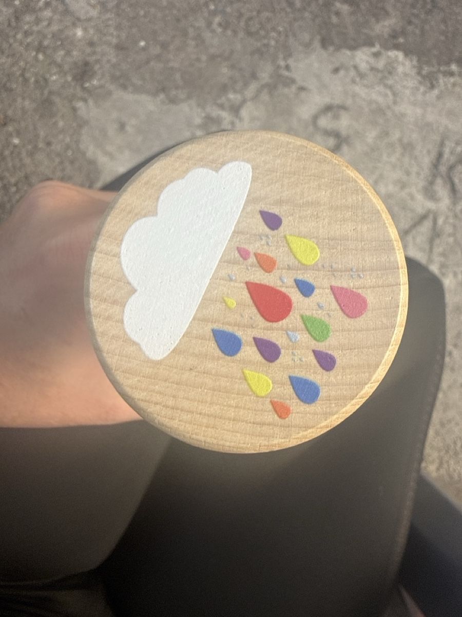 Spielzeuge: Rassel Röhre Holz Kunststoff bunte Kugeln – Neu (gemäss Beschreibung) aus Zürich von Pingu333 1