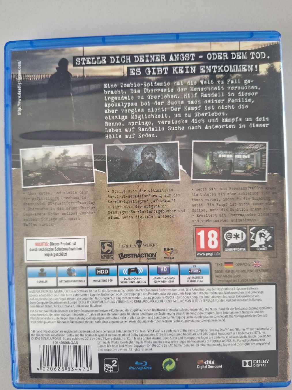 Giochi: PS4 Deadlight Director's Cut – Nuovo (secondo la descrizione) da Grenchen venduto da LadyCalis 1