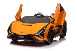 Kinderfahrzeug orange - Elektro Auto "Lamborghini SIAN