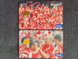 Taxcard Swisscom  5 CHF & 10 CHF Fussball Edition (2005)