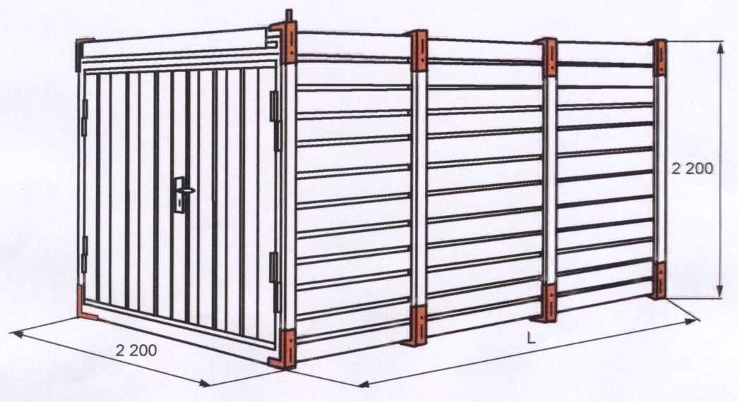 Contenitori edile: Lagercontainer, Container, Garage, Gartenhaus, Lagerbox – Usato da Oberrüti venduto da RST-AG.CH 4