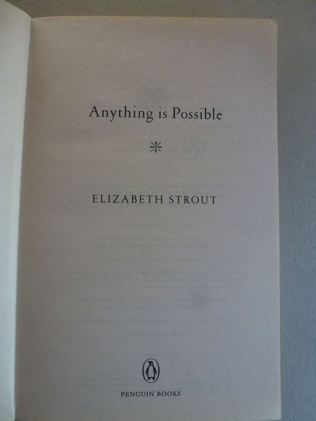 Bücher: Anything is Possible - Elizabeth Strout – Gebraucht aus Mühlrüti von Dadadachs 5
