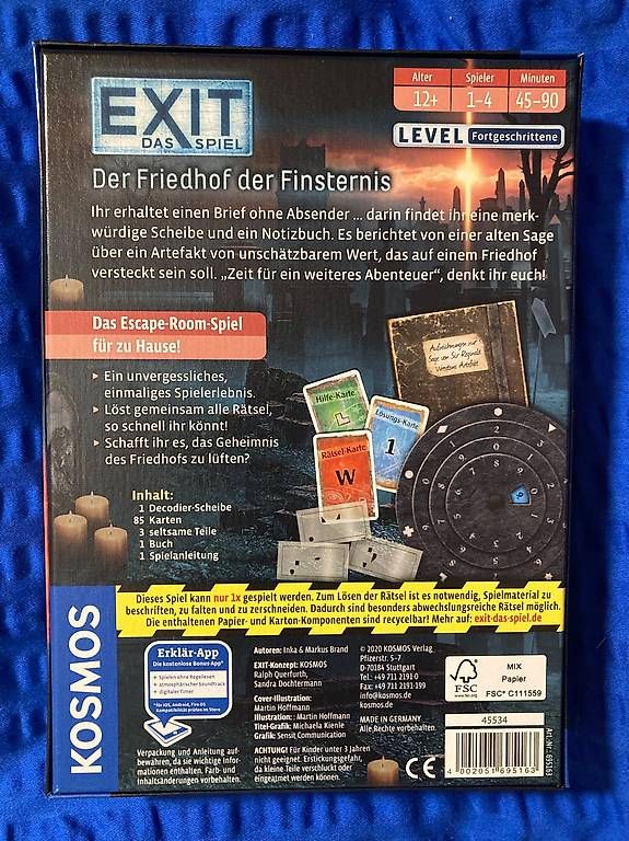 Kosmos Spiele: Exit Kosmos Spiel – Gebraucht aus Oberglatt ZH von Fischli085 1