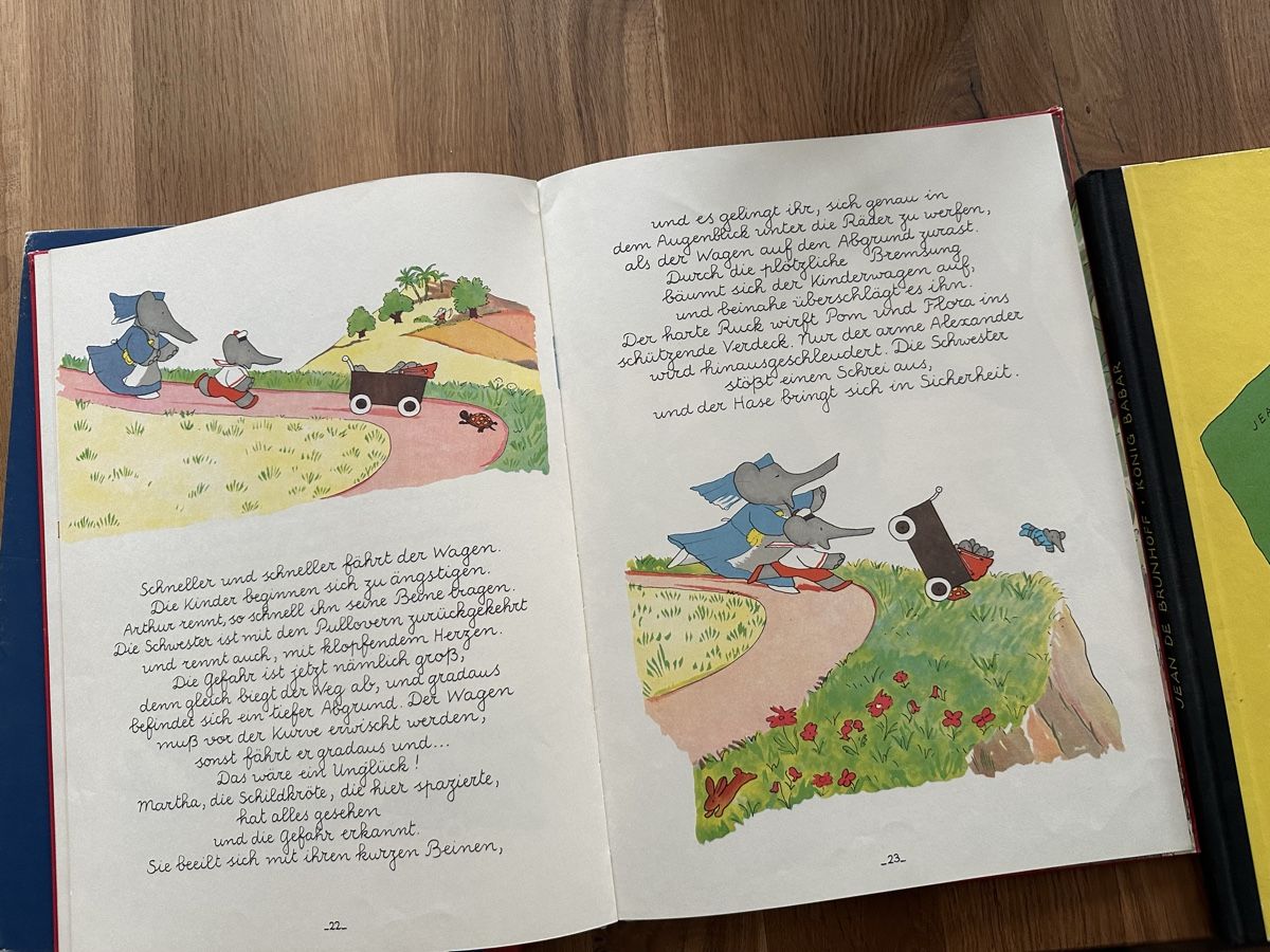 Libri: Babar Bücher Sammlung, Jean de Brunhoff – Usato da Ebikon venduto da Gaenggeliwaar 6