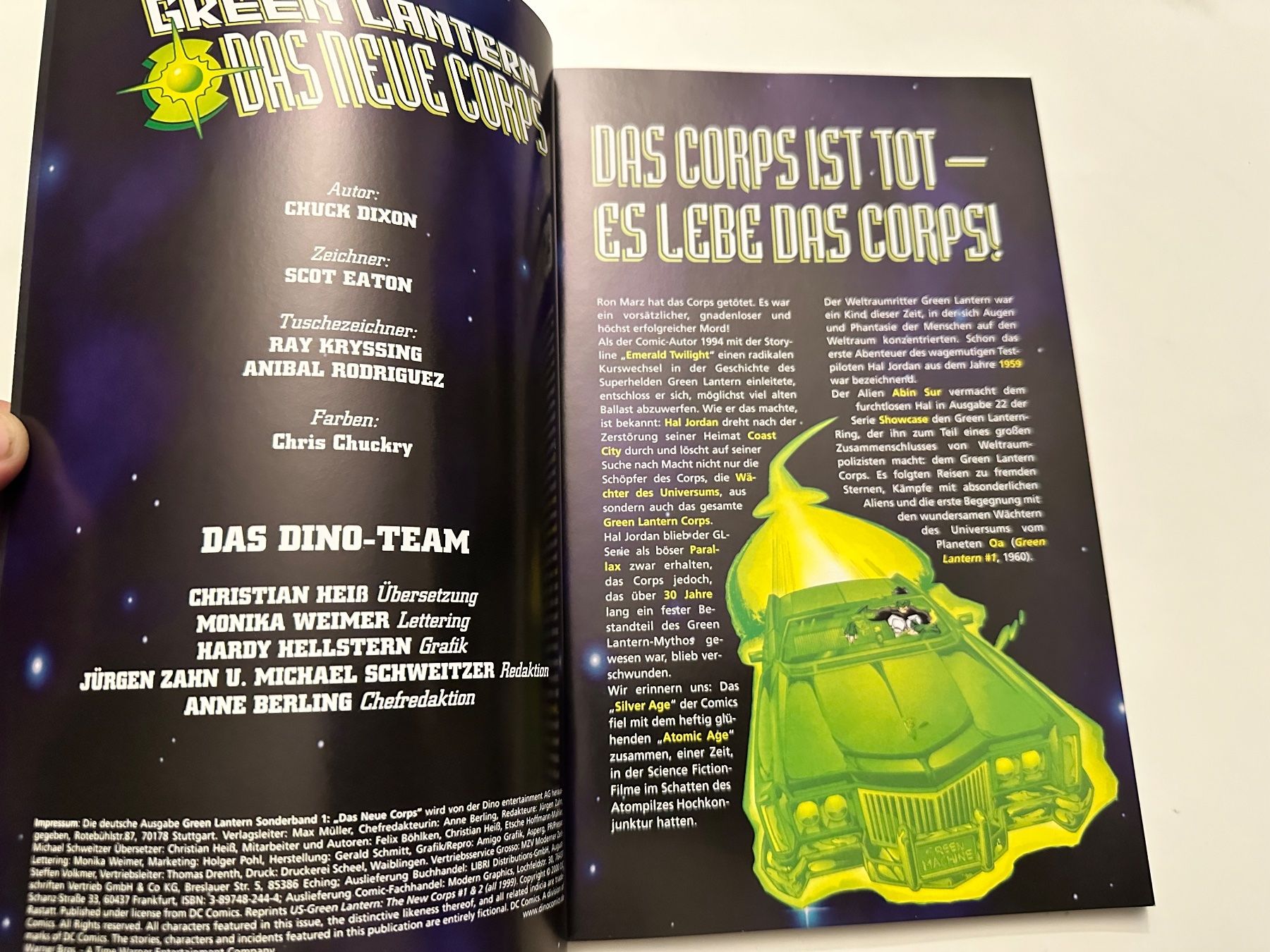 Fumetti: GREEN LANTERN SONDERBAND 1 - DC COMICS – Usato da Münsingen venduto da Ganjam 3
